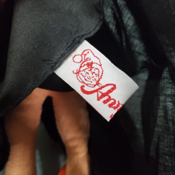 Vintage Annalee Halloween Witch Kid Trick or Treat Poseable Felt Doll 1990s - Picture 9 of 12